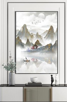 File gốc File tranh hiện đại pha lê gương KF101125 (chuẩn CMYK) cho nhà in