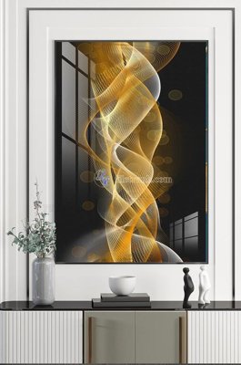 File tranh File tranh hiện đại pha lê gương KF101162 (gốc) in vải canvas