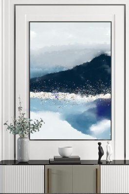 File in ấn File tranh hiện đại pha lê gương KF101168 (bản gốc) cao cấp