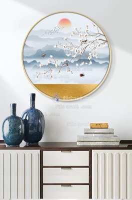 File ảnh File tranh hiện đại pha lê gương KF101172 (gốc) cho trang trí nhà hàng