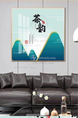 File tranh File tranh hiện đại pha lê gương KF101222 (ảnh gốc) in trần nhà