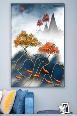 Tải file File tranh hiện đại pha lê gương KF101255 (ảnh gốc) in tranh kính