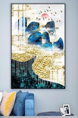 File PSD File tranh hiện đại pha lê gương KF101272 (gốc) cho designer