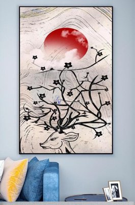 Download file tranh File tranh hiện đại pha lê gương KF101295 (file gốc PSD)