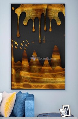 File tranh File tranh hiện đại pha lê gương KF101309 (ảnh gốc) chi tiết rõ ràng