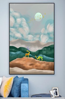 Tệp tin gốc File tranh hiện đại pha lê gương KF101330 (dùng cho in) File tranh hiện đại pha lê gương KF101330