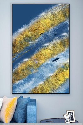 File gốc in ấn File tranh hiện đại pha lê gương KF101333 chuẩn màu CMYK