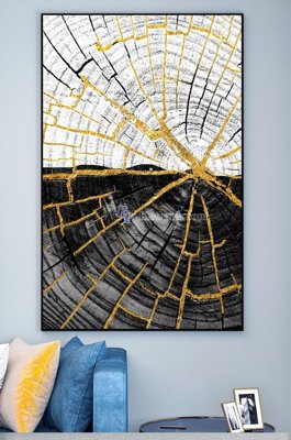 Tải file gốc in lụa File tranh hiện đại pha lê gương KF101335 siêu nét