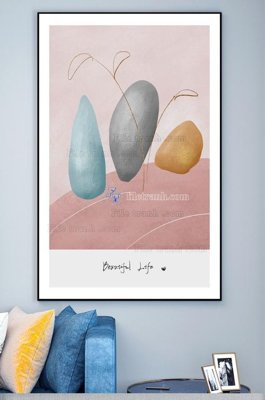 File gốc File tranh hiện đại pha lê gương KF101364 (in mica) làm quà tặng