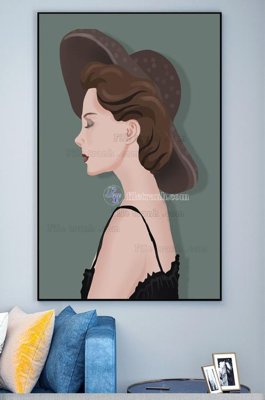 File gốc in ấn File tranh hiện đại pha lê gương KF101378 độ phân giải cao