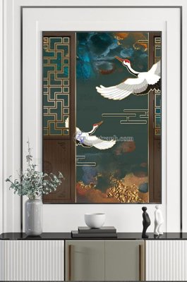 File tranh in trần 3D File tranh hiện đại pha lê gương KF101458 (ảnh gốc)