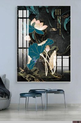 File tranh quảng cáo File tranh hiện đại pha lê gương KF101582 (file gốc) chuyên nghiệp