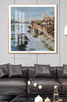 File in mica File tranh hiện đại pha lê gương KF101596 (bản gốc) sắc sảo