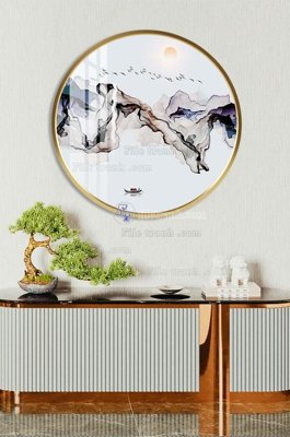 File ảnh File tranh hiện đại pha lê gương KF101638 (gốc) in biển hiệu