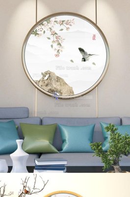 File tranh File tranh hiện đại pha lê gương KF101658 (ảnh gốc) chi tiết rõ ràng