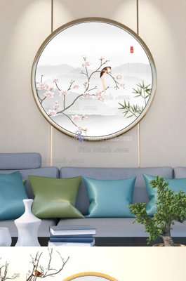 File gốc File tranh hiện đại pha lê gương KF101681 (in lụa) cao cấp