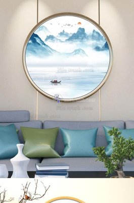 File gốc File tranh hiện đại pha lê gương KF101685 (in tráng gương) hiện đại