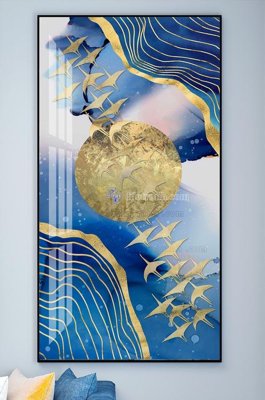 File ảnh File tranh hiện đại pha lê gương KF101722 (gốc) dùng in Pano