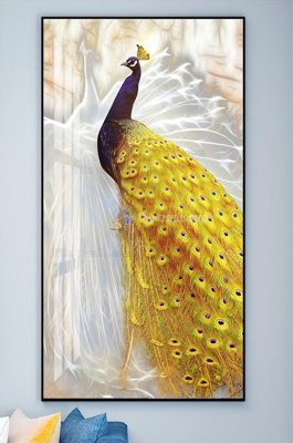 File tranh File tranh hiện đại pha lê gương KF101725 (gốc) in vải canvas