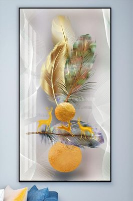 File gốc File tranh hiện đại pha lê gương KF101732 (in lụa) tranh mã đáo