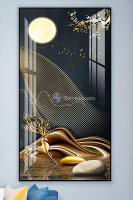 File tranh quảng cáo File tranh hiện đại pha lê gương KF101738 (file gốc) chuyên nghiệp