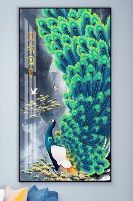 File tranh File tranh hiện đại pha lê gương KF101747 (ảnh gốc) in trần 3D