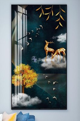 Download file File tranh hiện đại pha lê gương KF101772 (chuẩn in) File tranh hiện đại pha lê gương KF101772