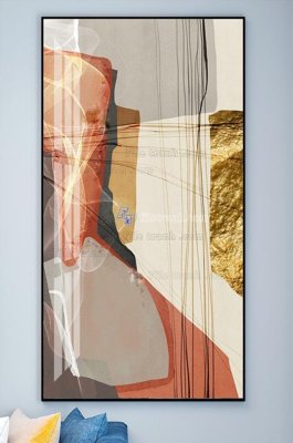 File tranh gốc File tranh hiện đại pha lê gương KF101791 chủ đề hiện đại