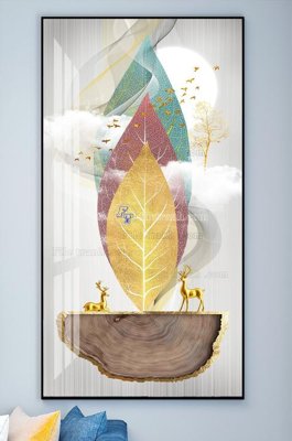 Tải file File tranh hiện đại pha lê gương KF101818 (gốc) làm file tranh quảng cáo