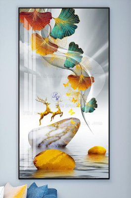 Mua file tranh gốc File tranh hiện đại pha lê gương KF101851 tại Filetranh.com