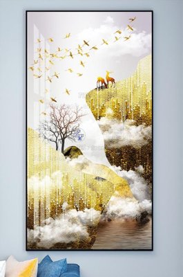 File tranh File tranh hiện đại pha lê gương KF101895 (gốc) chủ đề thành phố