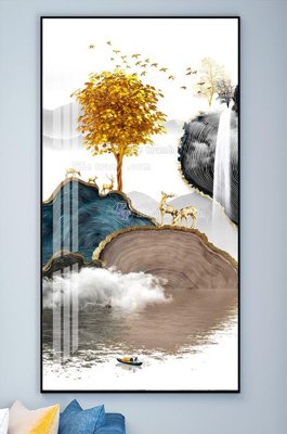 File PSD File tranh hiện đại pha lê gương KF101912 (gốc) cho designer