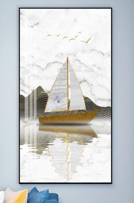 File tranh File tranh hiện đại pha lê gương KF101921 (bản gốc) in lụa dán tường