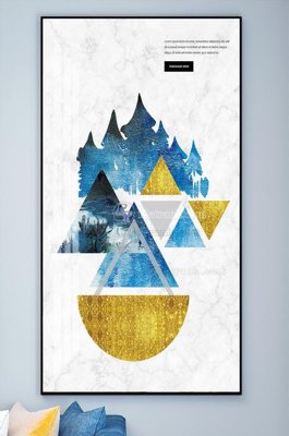 File tranh File tranh hiện đại pha lê gương KF101930 (ảnh gốc) sắc nét hoàn hảo