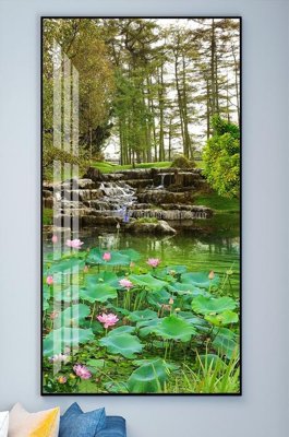 File ảnh File tranh hiện đại pha lê gương KF101966 (gốc) in Hiflex