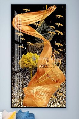 File gốc File tranh hiện đại pha lê gương KF101994 (PNG) không nền chất lượng