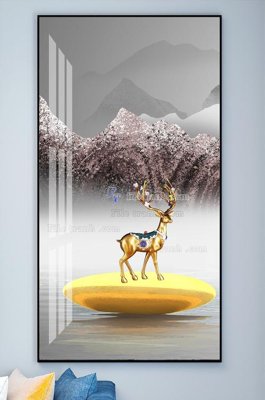 Tải về hình ảnh gốc File tranh hiện đại pha lê gương KF102006 sắc nét