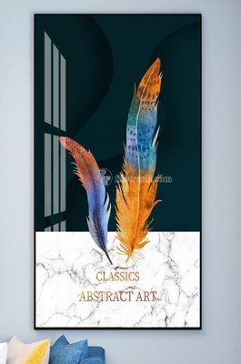 File gốc File tranh hiện đại pha lê gương KF102018 (in lụa) tranh phong thủy