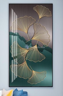 File ảnh File tranh hiện đại pha lê gương KF102025 (gốc) in poster