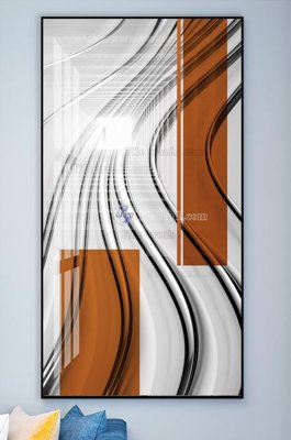 File tranh File tranh hiện đại pha lê gương KF102151 (gốc) phong cách tối giản