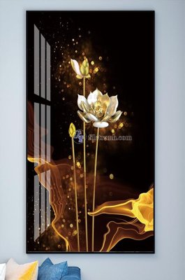 File tranh File tranh hiện đại pha lê gương KF102175 (bản gốc) treo tường