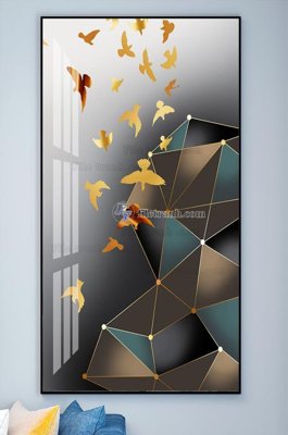 Download file tranh File tranh hiện đại pha lê gương KF102186 (file gốc PSD)