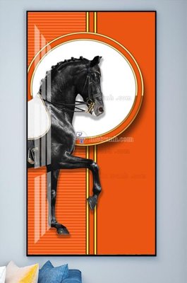 File in lụa File tranh hiện đại pha lê gương KF102211 (chất lượng cao) File tranh hiện đại pha lê gương KF102211