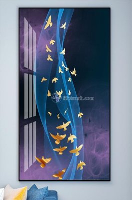 Tải file File tranh hiện đại pha lê gương KF102225 (gốc) làm tranh treo tường