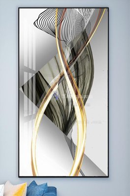 File gốc File tranh hiện đại pha lê gương KF102245 (in ấn) không giới hạn