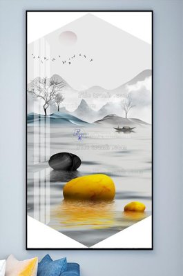 Tải file gốc File tranh hiện đại pha lê gương KF102294 (để in lụa)