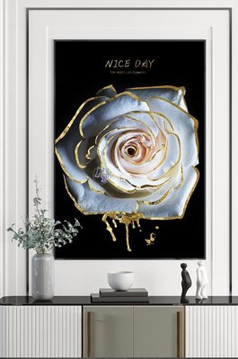 File in trần File tranh hiện đại pha lê gương KF102408 (bản gốc) trời sao