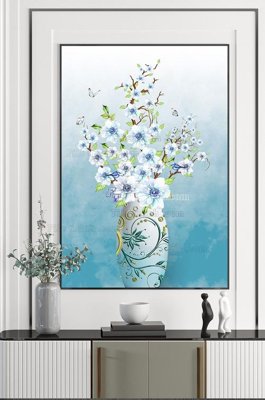 Tải file File tranh hiện đại pha lê gương KF102443 (gốc) làm tranh treo tường