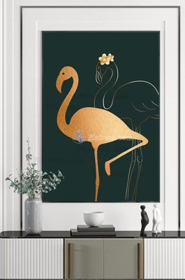 File gốc File tranh hiện đại pha lê gương KF102464 (phong cách) tối giản