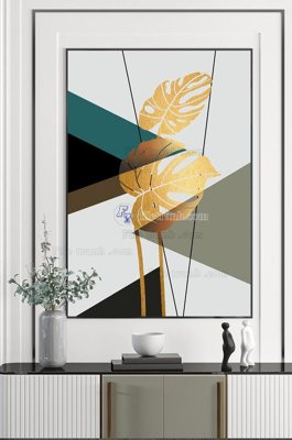 File tranh File tranh hiện đại pha lê gương KF102498 (bản gốc) trang trí văn phòng